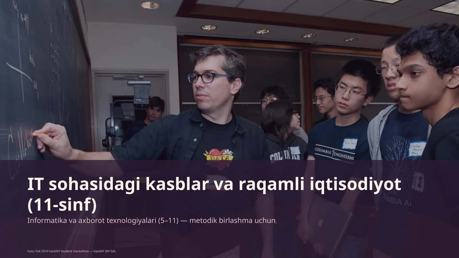 Informatika va axborot texnologiyalari (5–11) — metodik birlashma uchun