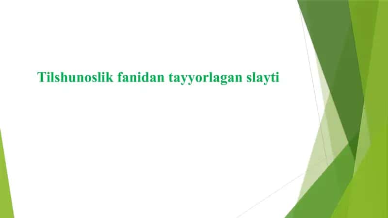 Tilning paydo bo`lishi haqida nazariyalar
