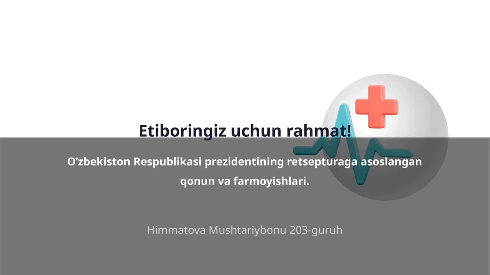 O’zbekiston Respublikasi prezidentining retsepturaga asoslangan qonun va farmoyishlari