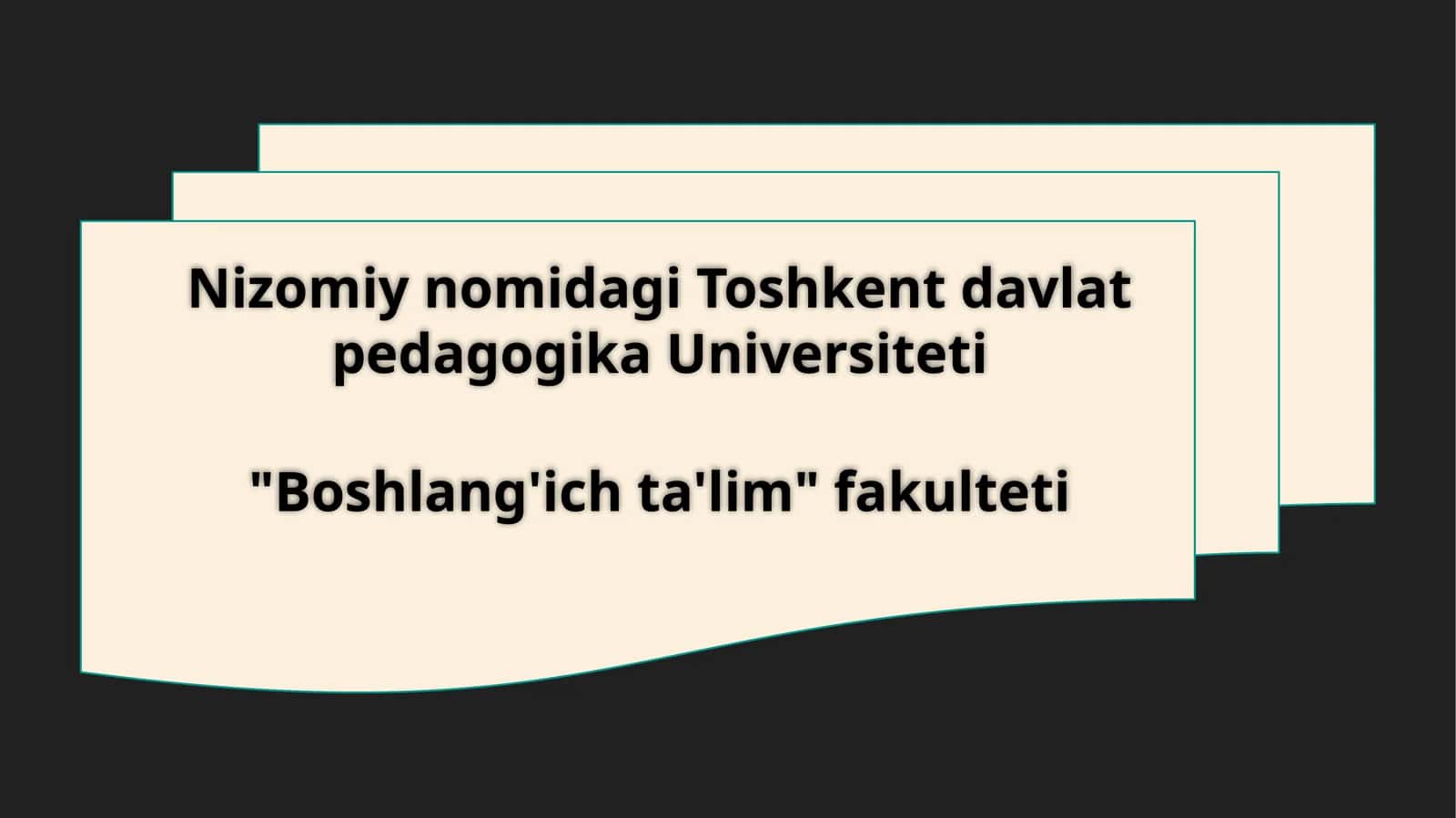 Alohida olingan so'zlar: Undov, taqlid, modal so'zlar