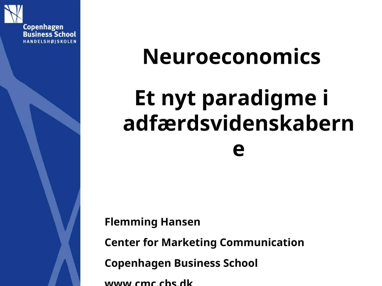 Neuroeconomics