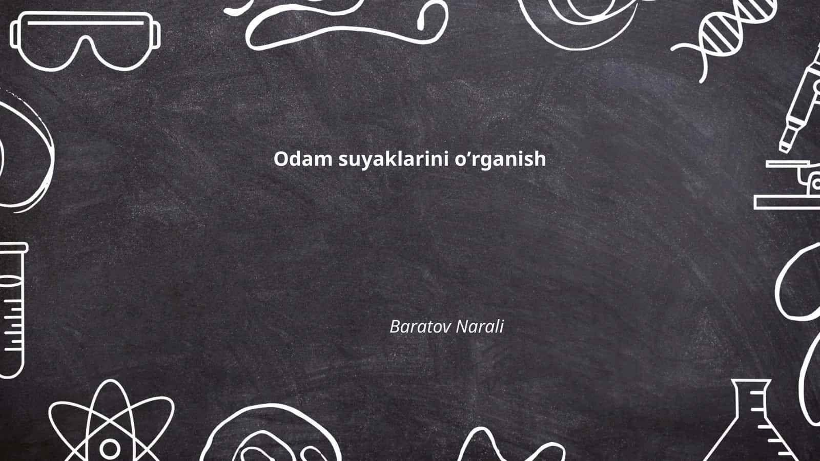 Odamsuyaklarini oʼrganish