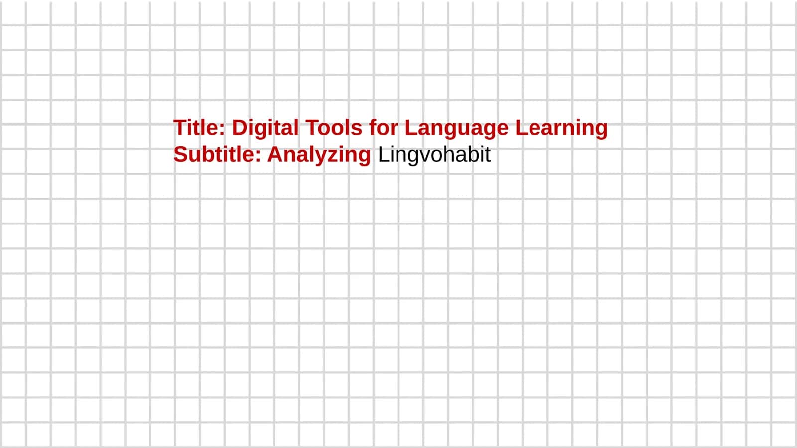Lingvohabit
