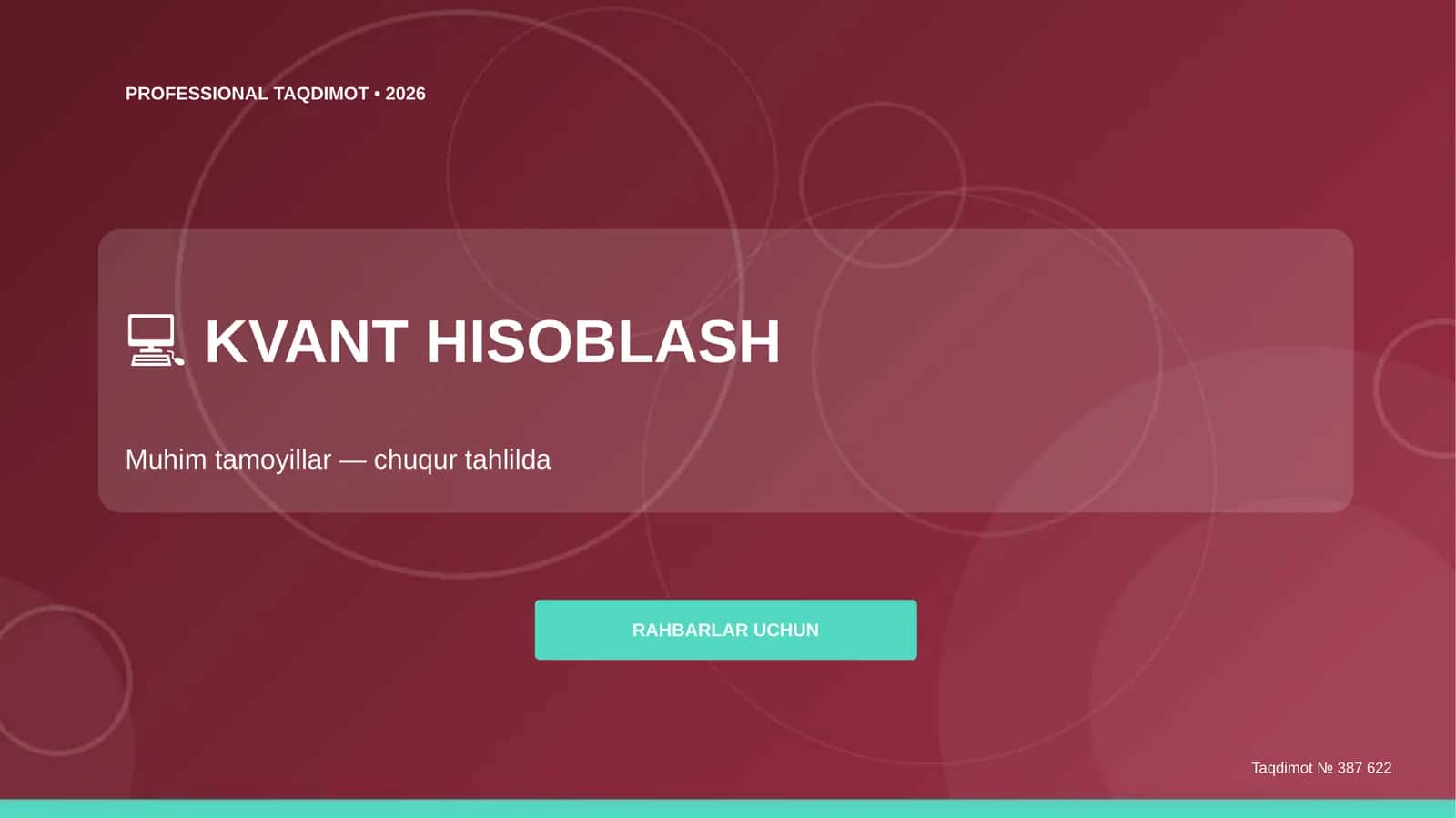 Kvant Hisoblash