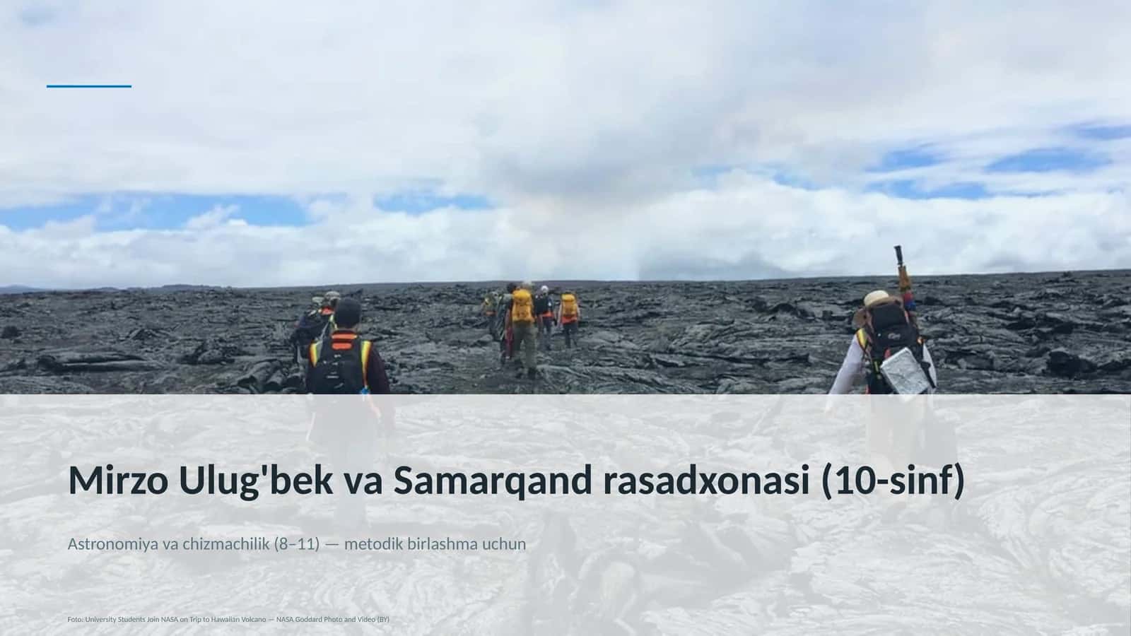 Mirzo Ulug'bek va Samarqand rasadxonasi (10-sinf)