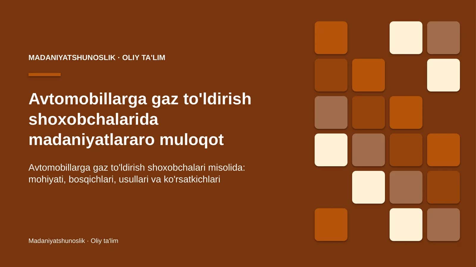 avtomobillarga gaz to'ldirish shoxobchalarida madaniyatlararo muloqot 8720