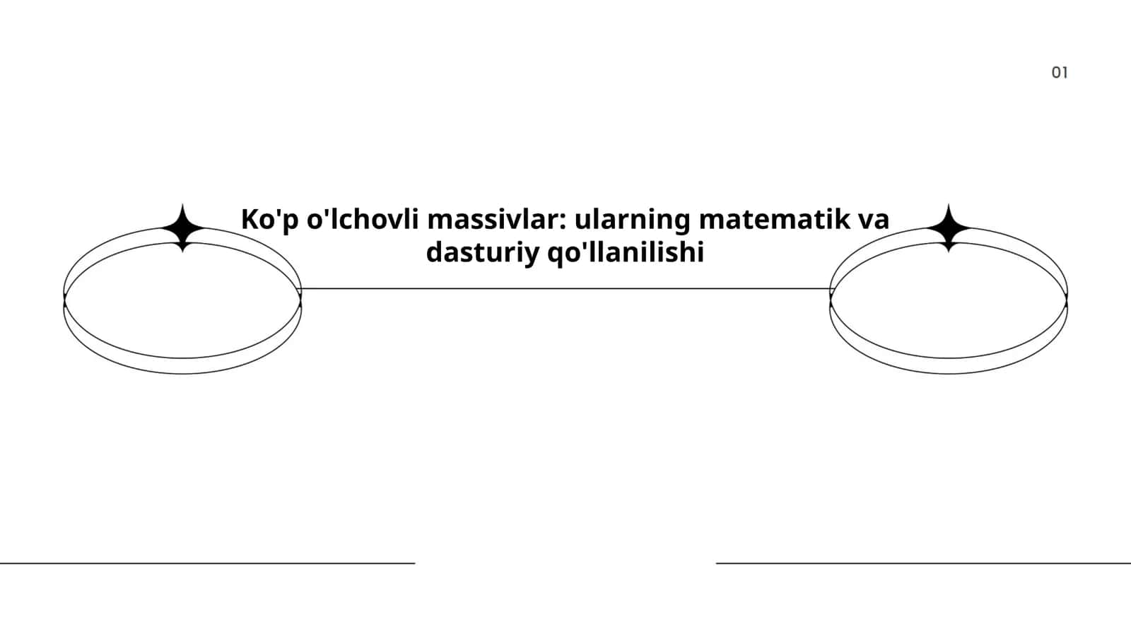 Ko'p o'lchovli massivlar: ularning matematik va dasturiy qo'llanilishi