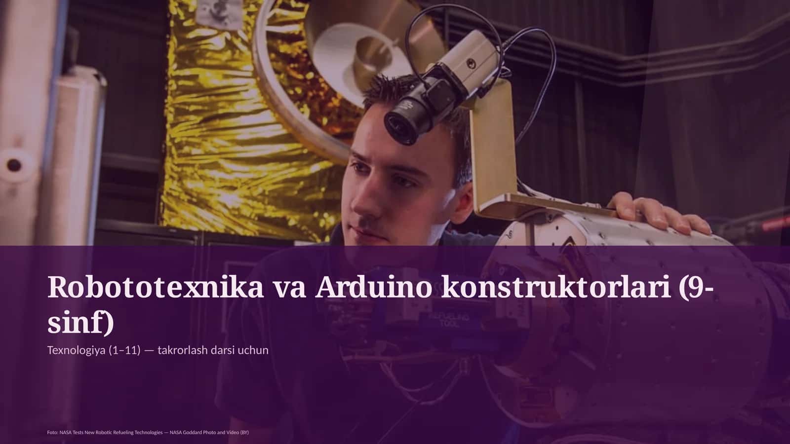 Robototexnika va Arduino konstruktorlari (9-sinf)