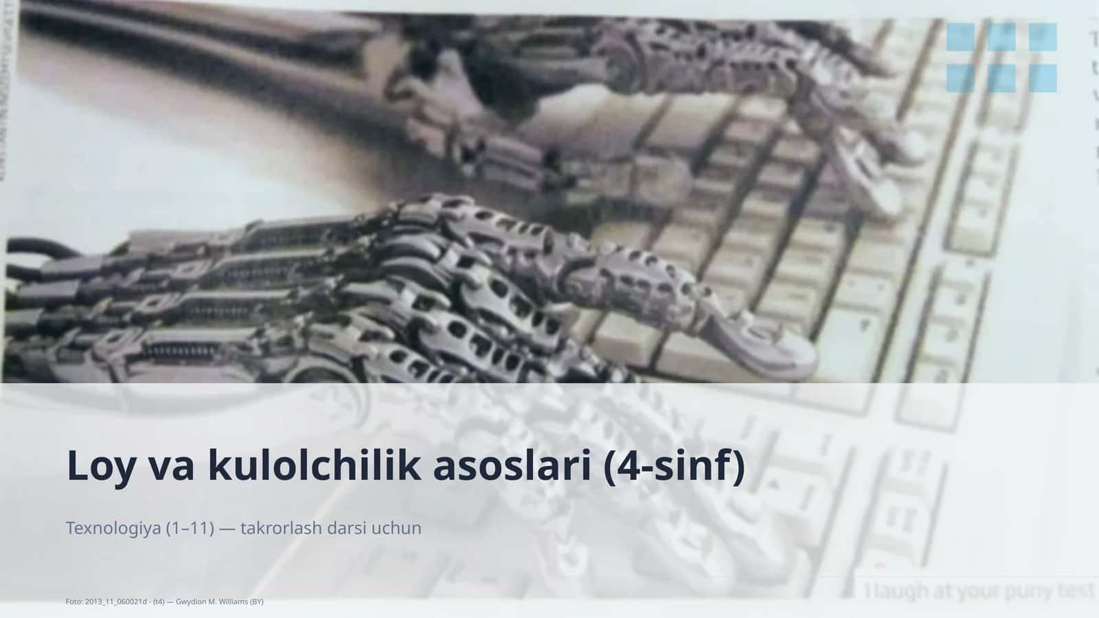 Loy va kulolchilik asoslari (4-sinf)