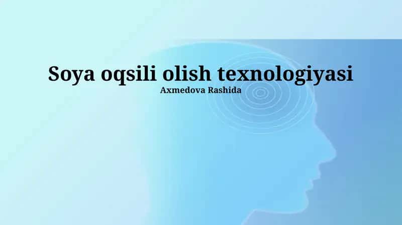 Soya oqsili olish texnologiyasi