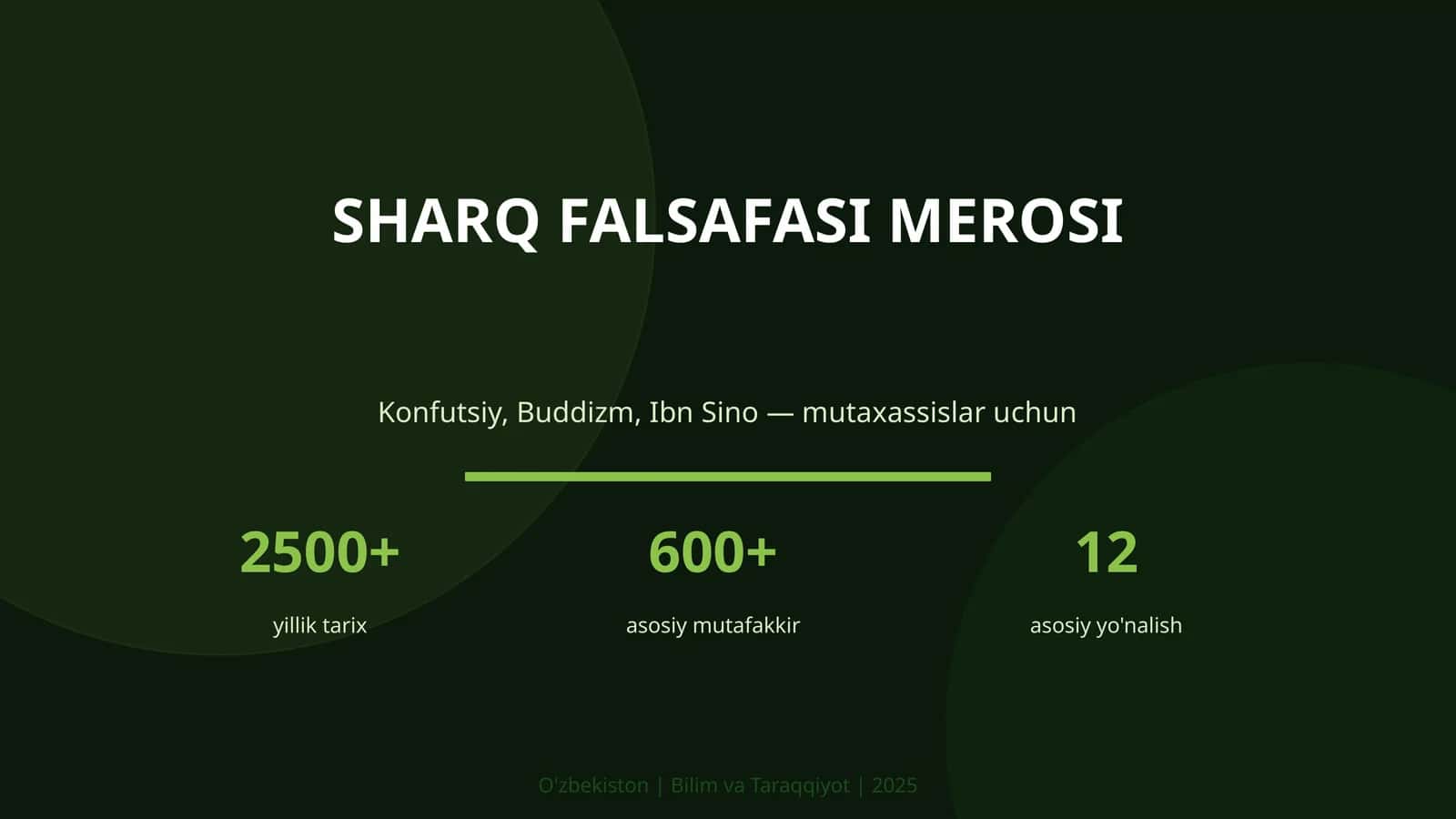 SHARQ FALSAFASI MEROSI