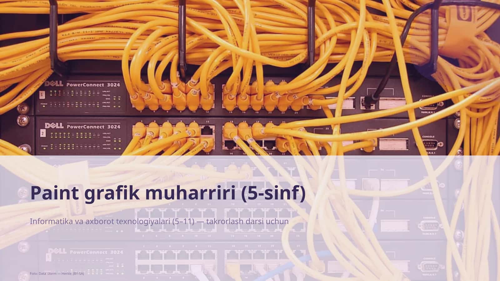 Paint grafik muharriri (5-sinf)