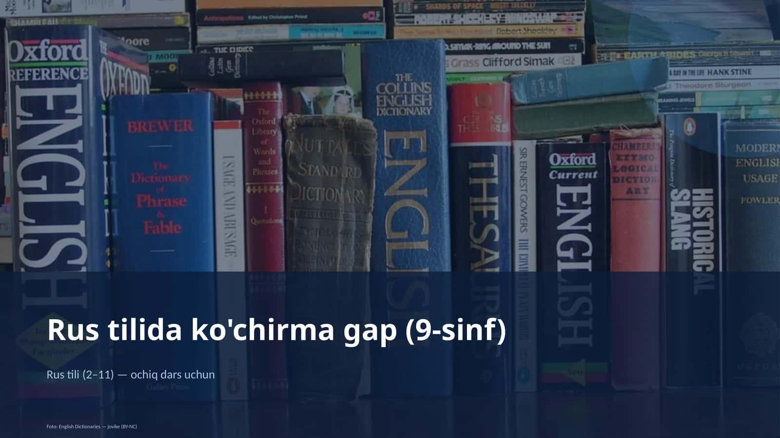 Rus tilida ko'chirma gap (9-sinf)