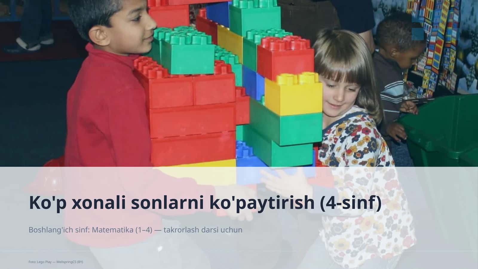 Ko'p xonali sonlarni ko'paytirish (4-sinf)