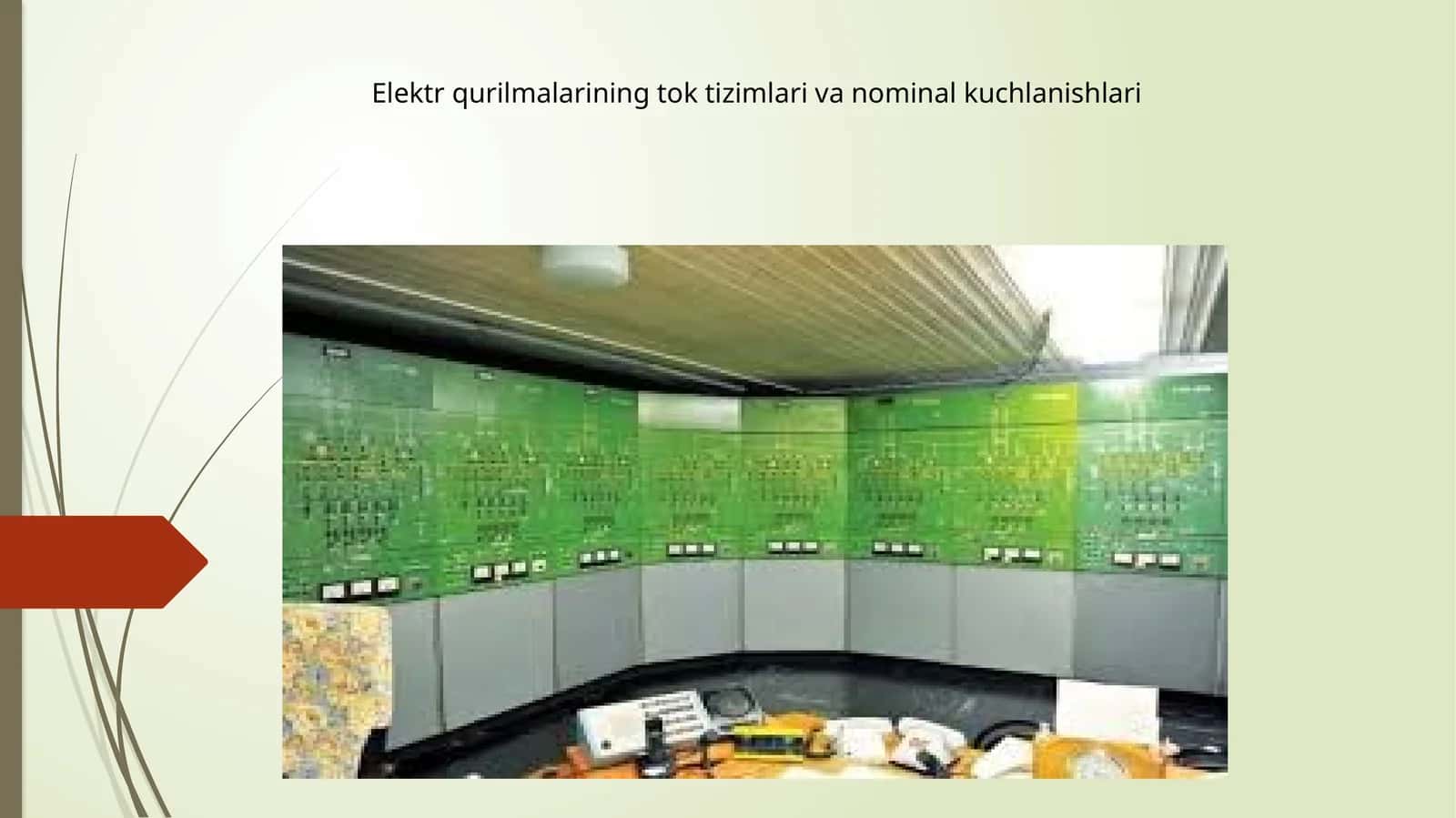 Elektr qurilmalarining tok tizimlari va nominal kuchlanishlari