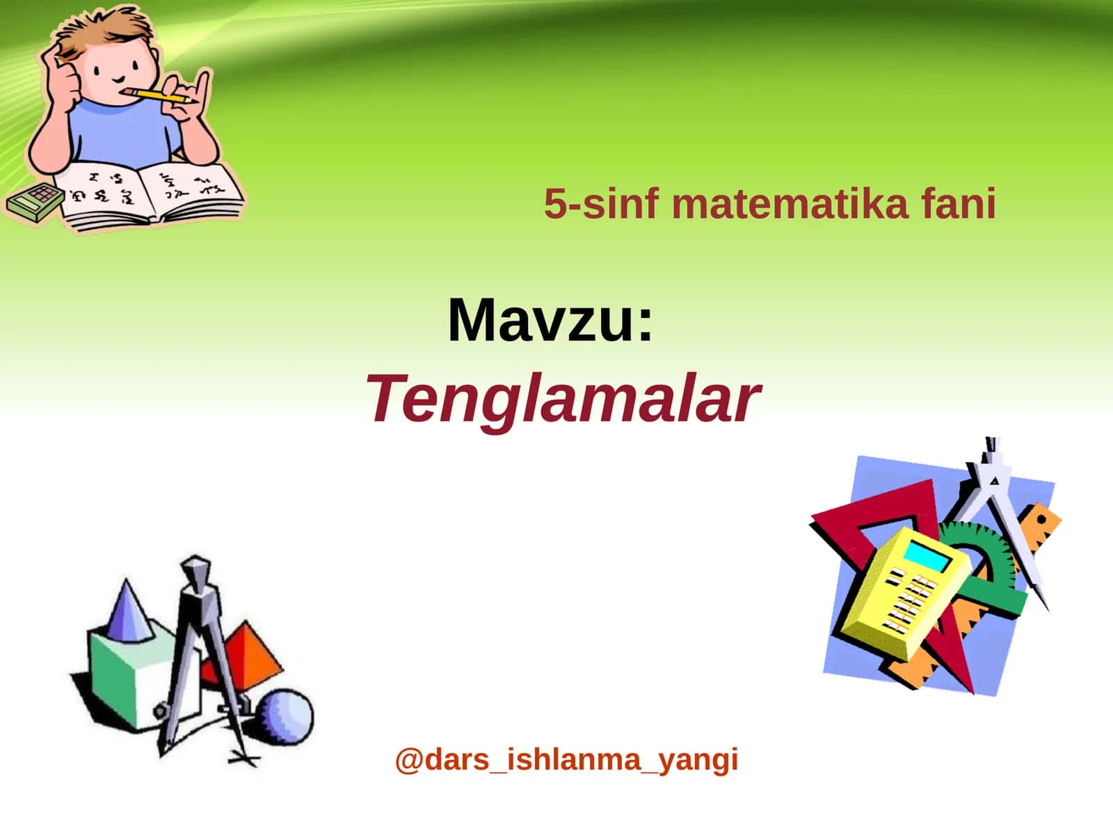 Tenglamalar