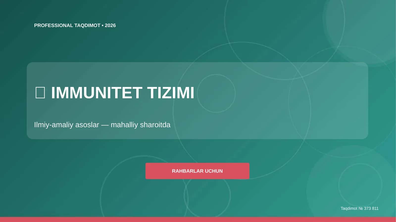 IMMUNITET TIZIMI