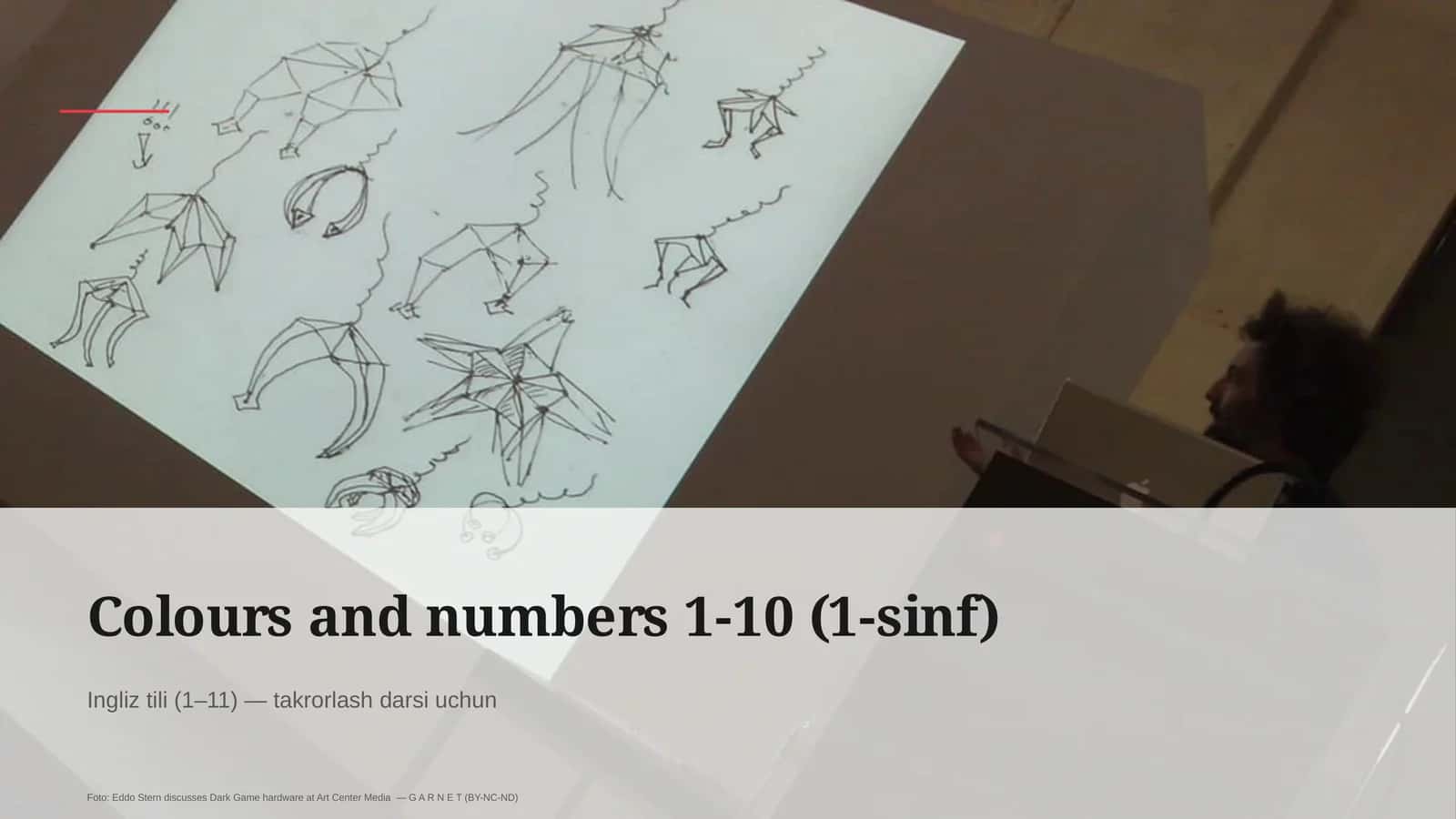 Colours and numbers 1-10 (1-sinf)