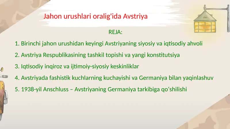 Jahon urushlari orig'ida Avstriya