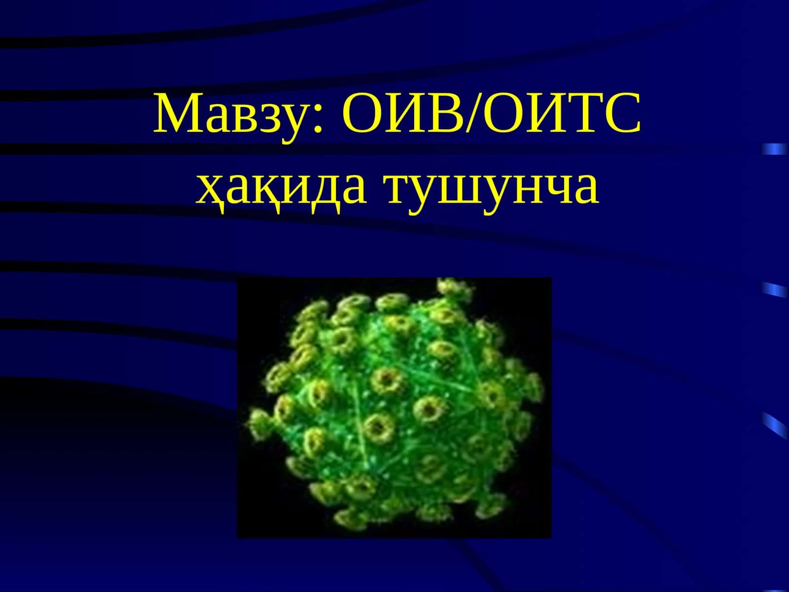 ОИВ/ОИТС ҳақида тушунча