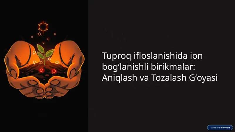 Ion bogʻlanishli birikmalar: Aniqlash va Tozalash Gʻoyasi