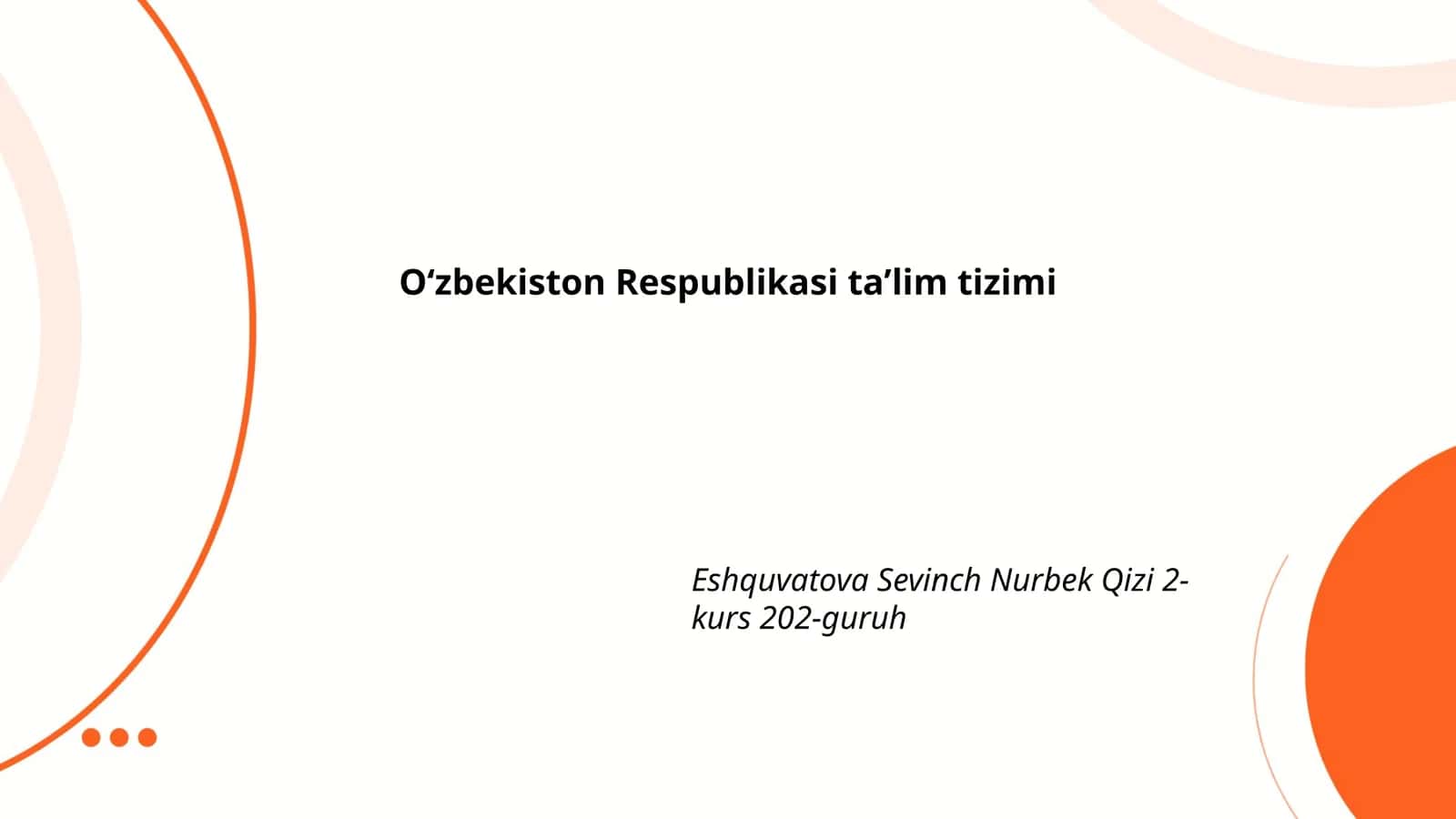 Oʻzbekiston taʼlim tizimi tarixi