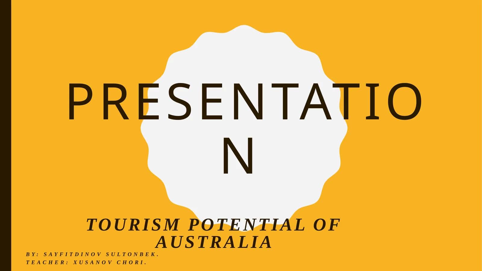 Tourism potential of Australia