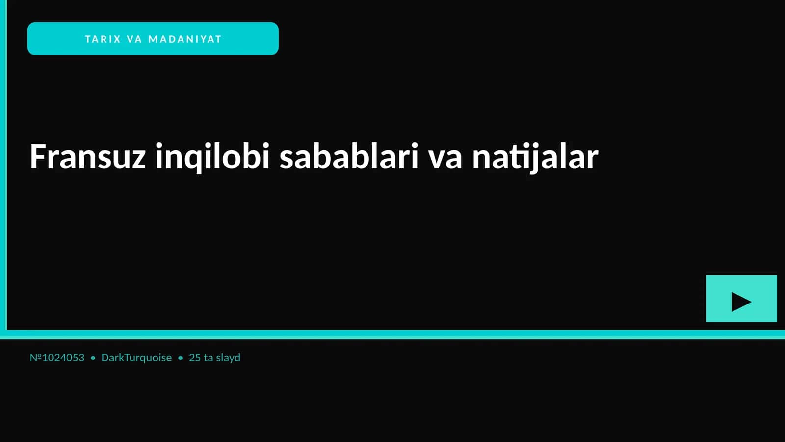 Fransuz inqilobi sabablari va natijalar