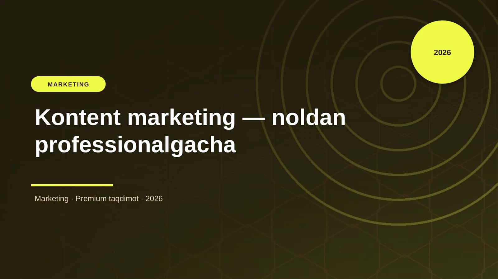 Kontent marketing — noldan professionalgacha