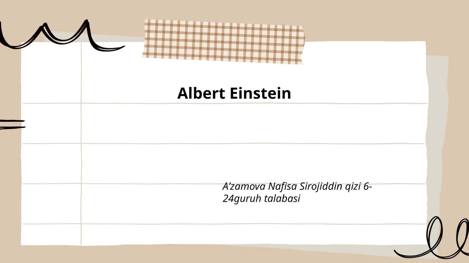 Albert Einstein