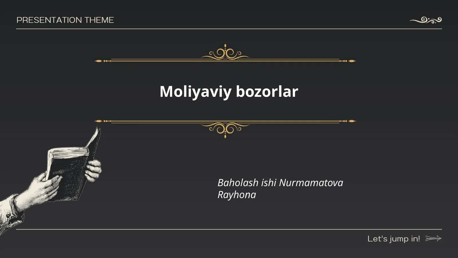 Moliyaviy bozorlar