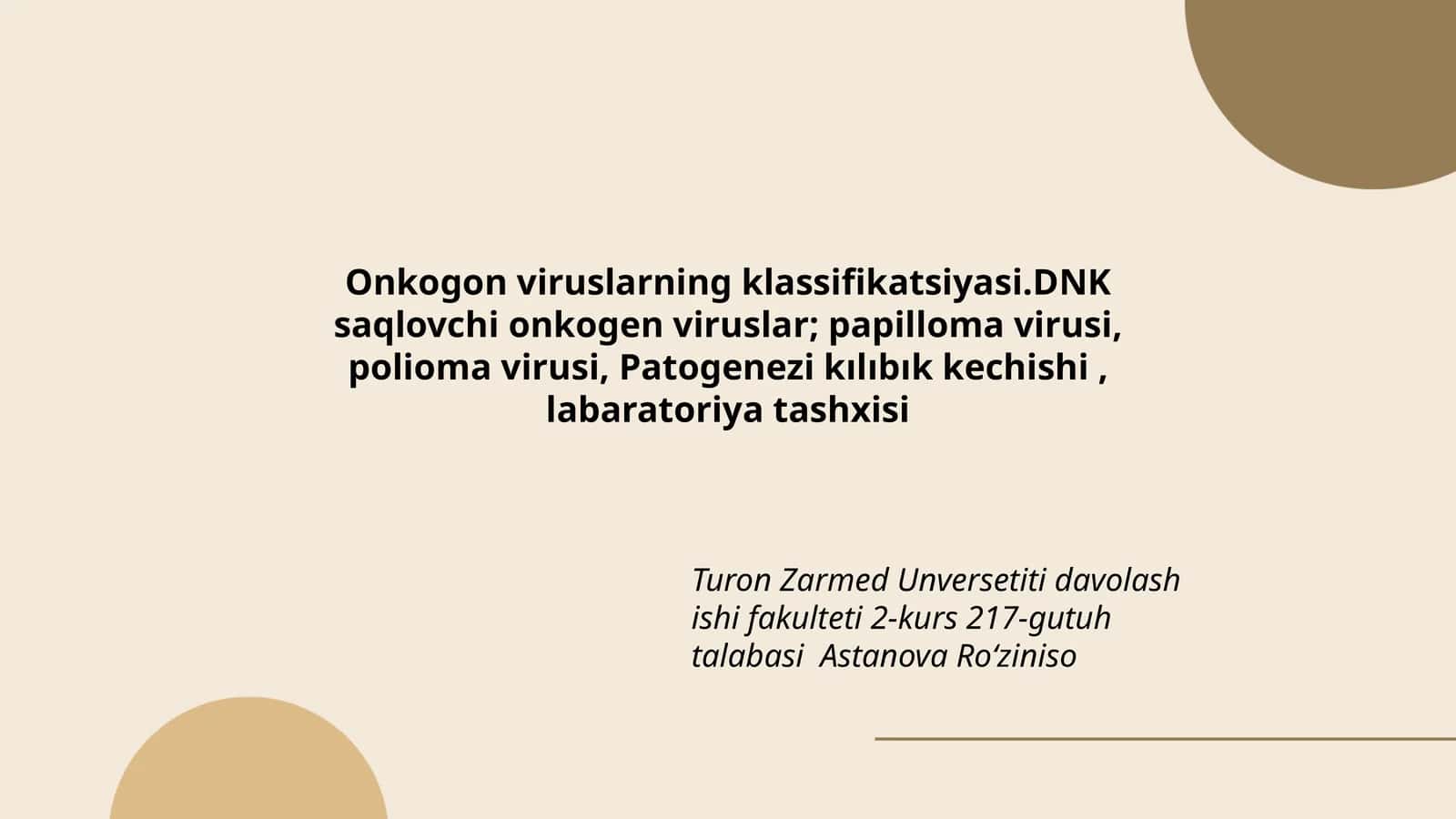 Onkogon viruslar