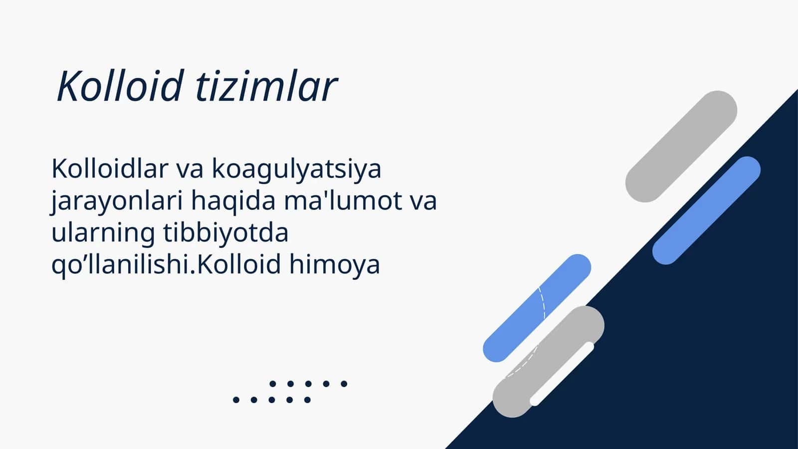Kolloid tizimlar