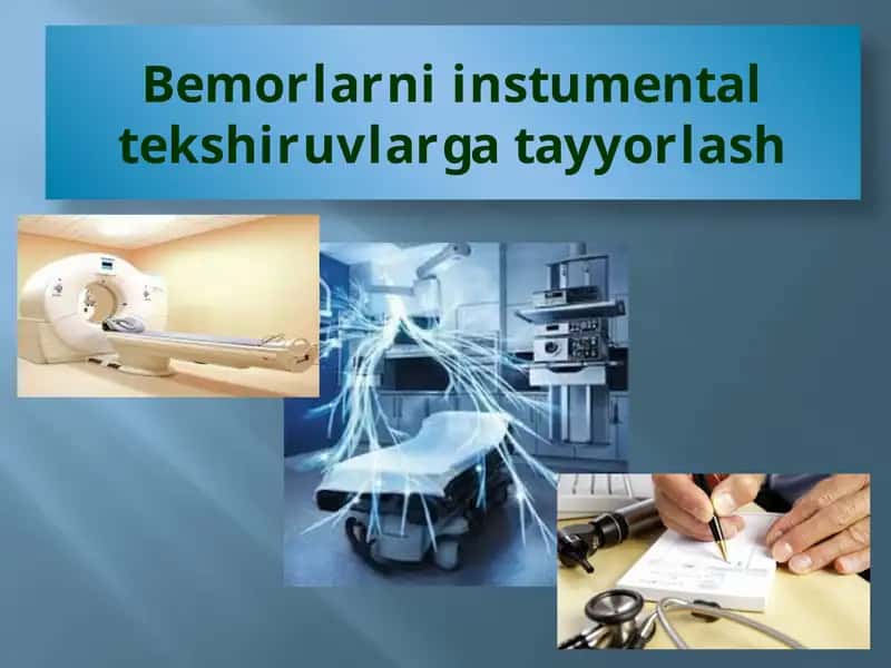 Instrumental tekshirish usullari
