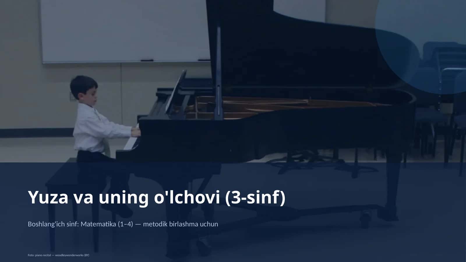 Yuza va uning o'lchovi (3-sinf)