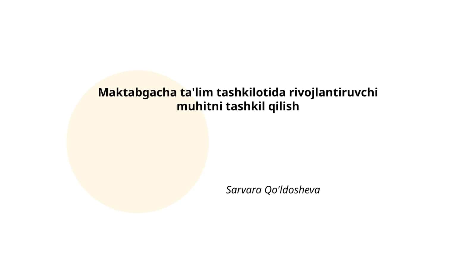 Bolalarni ijodiy rivojlantirish tashkiloti