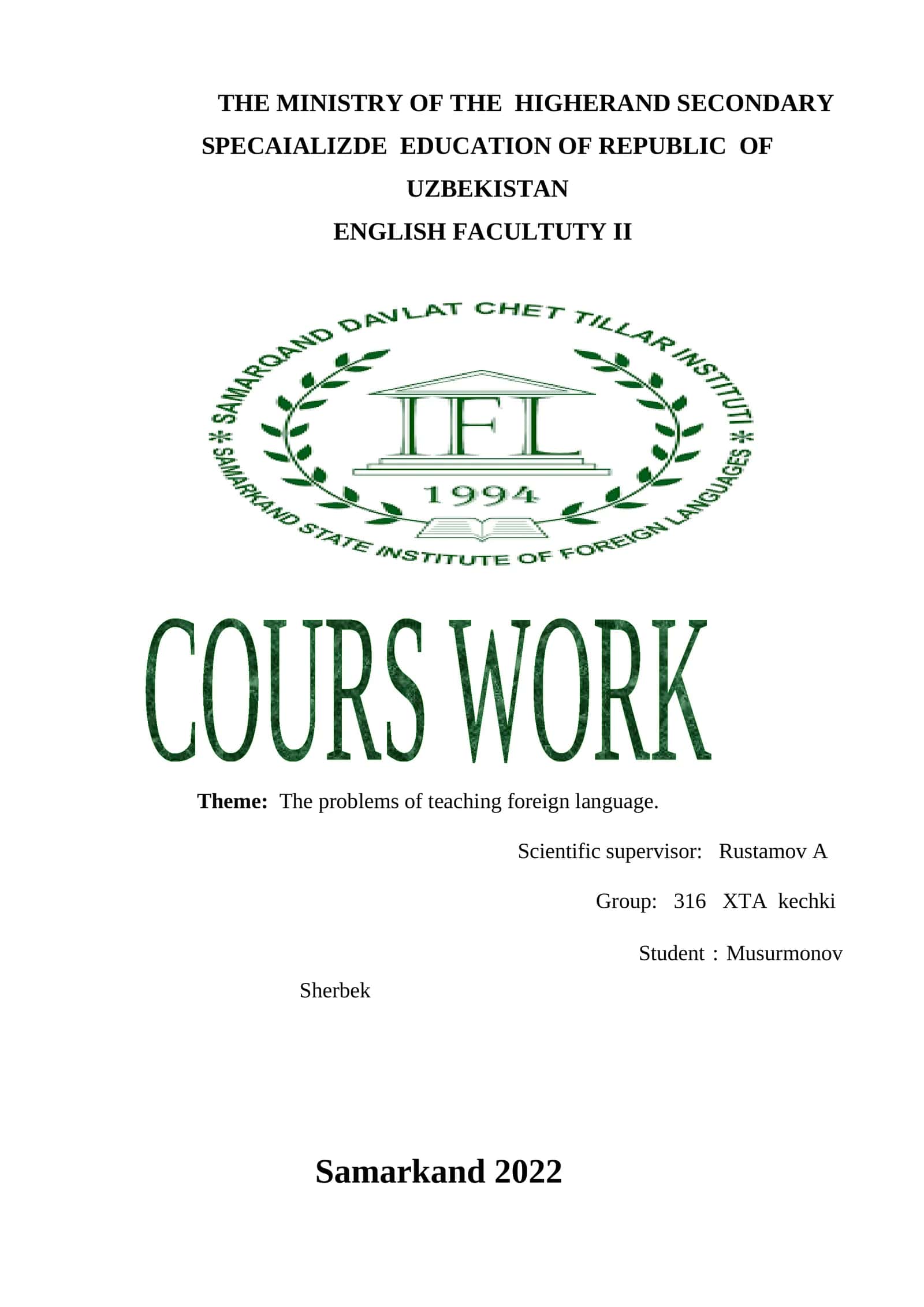 English Language Teaching Methods