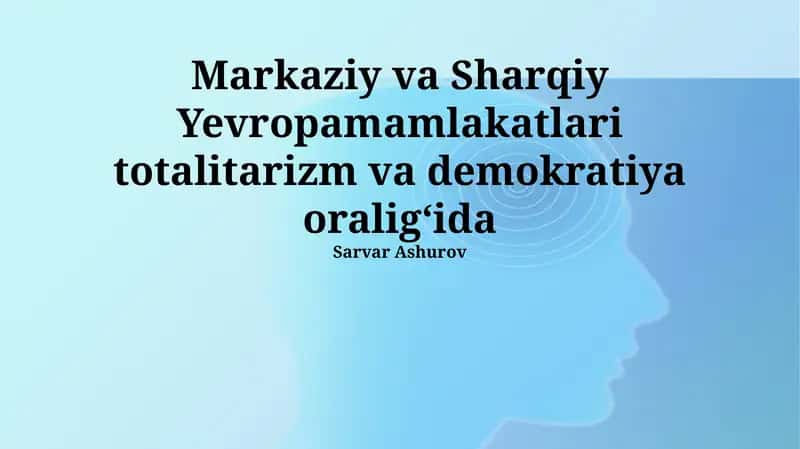 Kommunistik davrning meroslari
