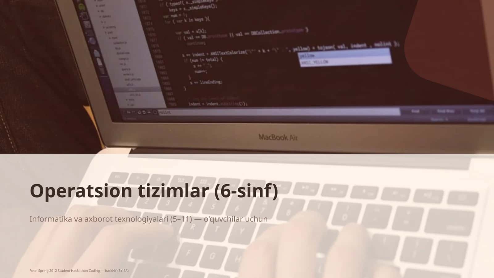 Operatsion tizimlar (6-sinf)
