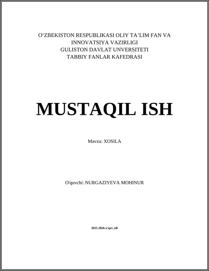XOSILA