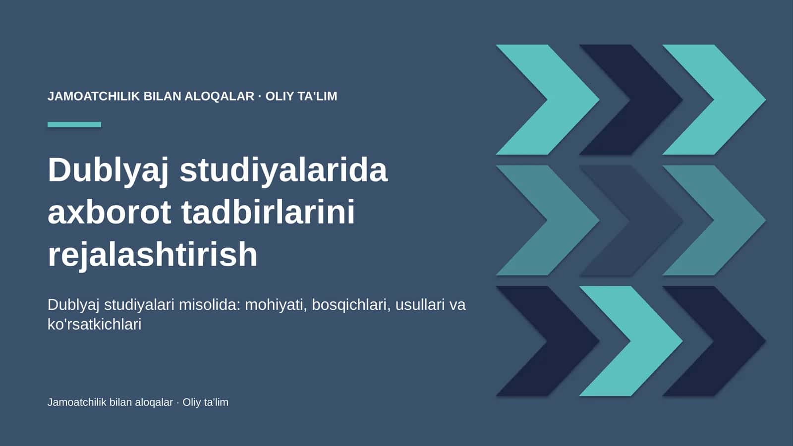 dublyaj studiyalarida axborot tadbirlarini rejalashtirish 8181