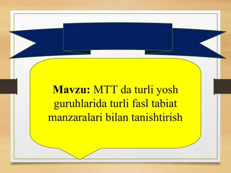 Bolalarni maktabga tayyorlashda tabiat bilan tanishtirish