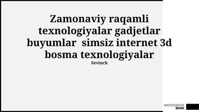 Blokcheyn texnologiyasi va kriptovalyutalar