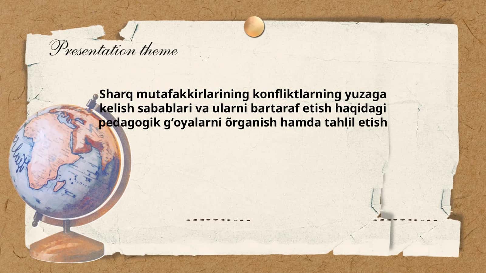 Sharq mutafakkirlarining konfliktlarning yuzaga kelish sabablari va ularni bartaraf etish haqidagi pedagogik gʻoyalarni õrganish hamda tahlil etish