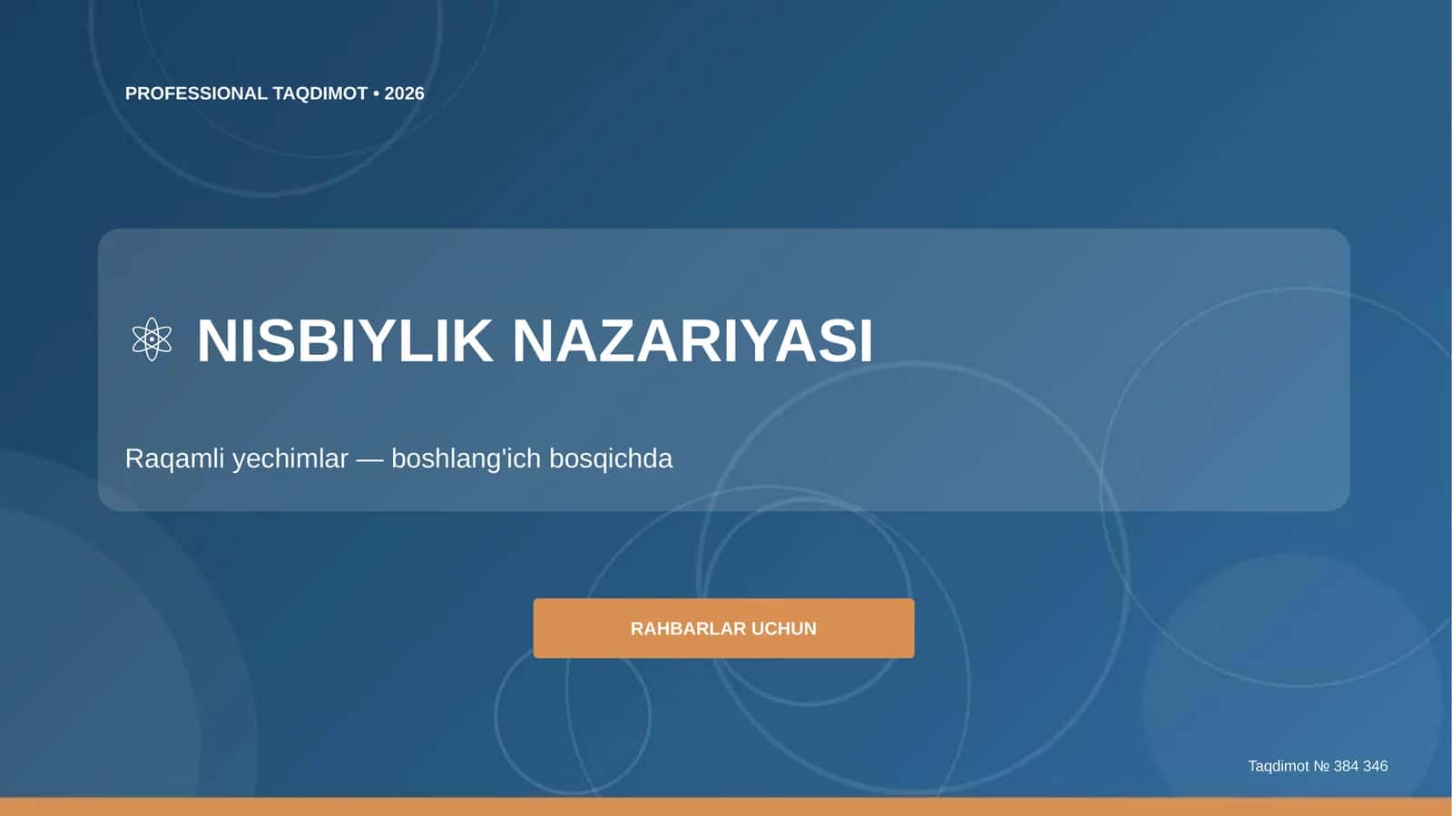 Nisbiylik nazariyasi: raqamli yechimlar (boshlang'ich bosqichda)