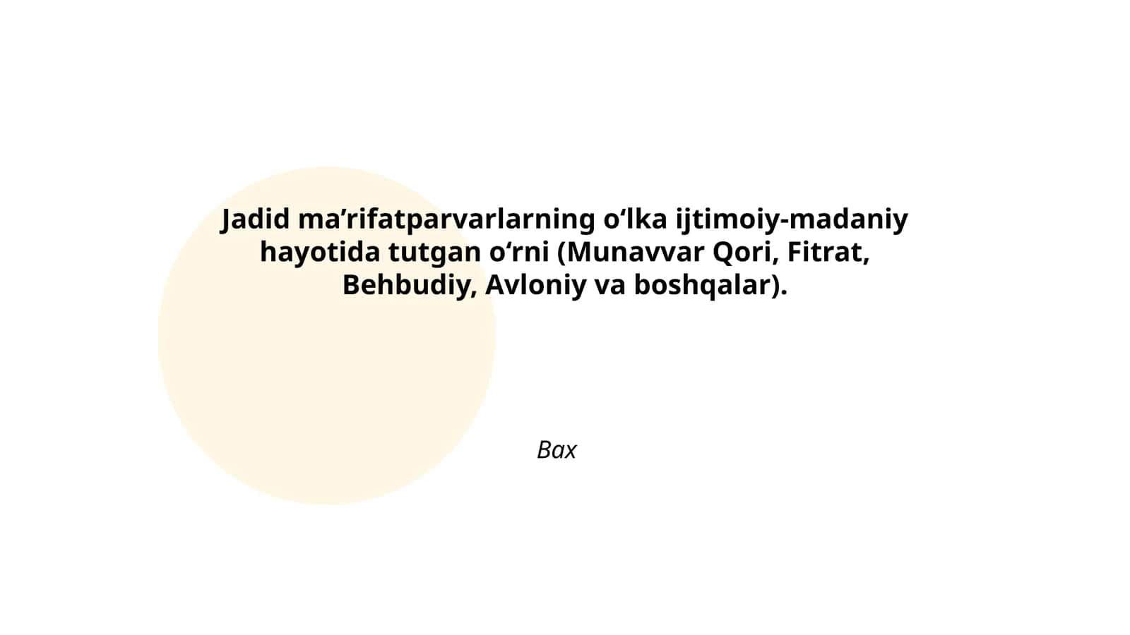 Jadid ma’rifatparvarlarning ijtimoiy islohotlardagi roli