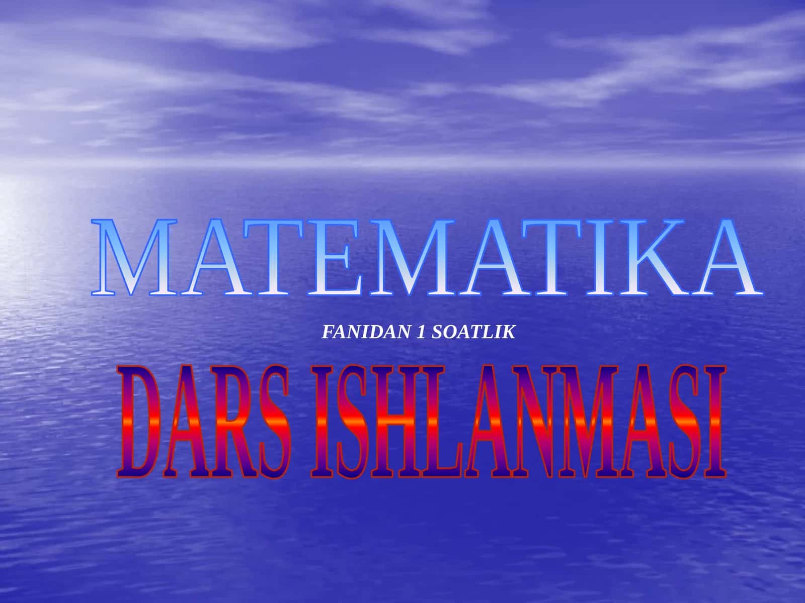 MATEMATIKA FANIDAN 1 SOATLIK DARS ISHLANMASISonning kvadrati, kubi va darajasi