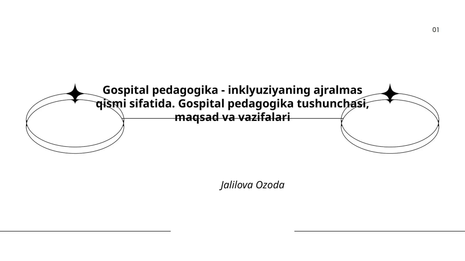 Gospital pedagogika: tushuncha va mohiyati