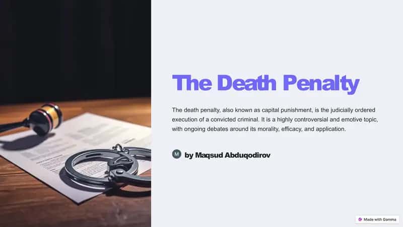 The Death Penalty