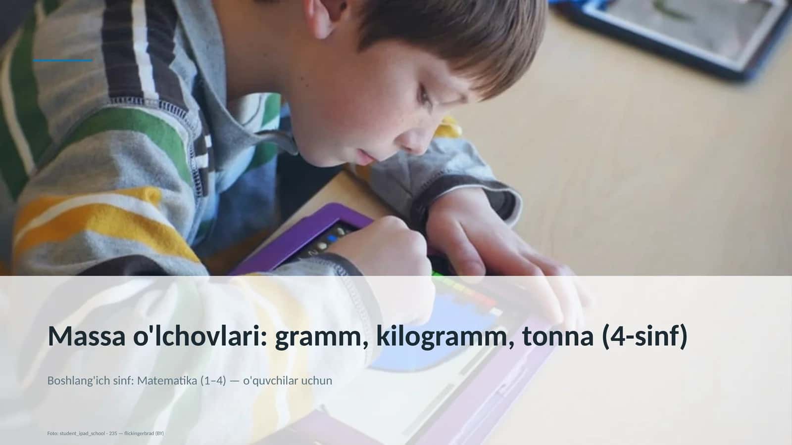 Massa o'lchovlari